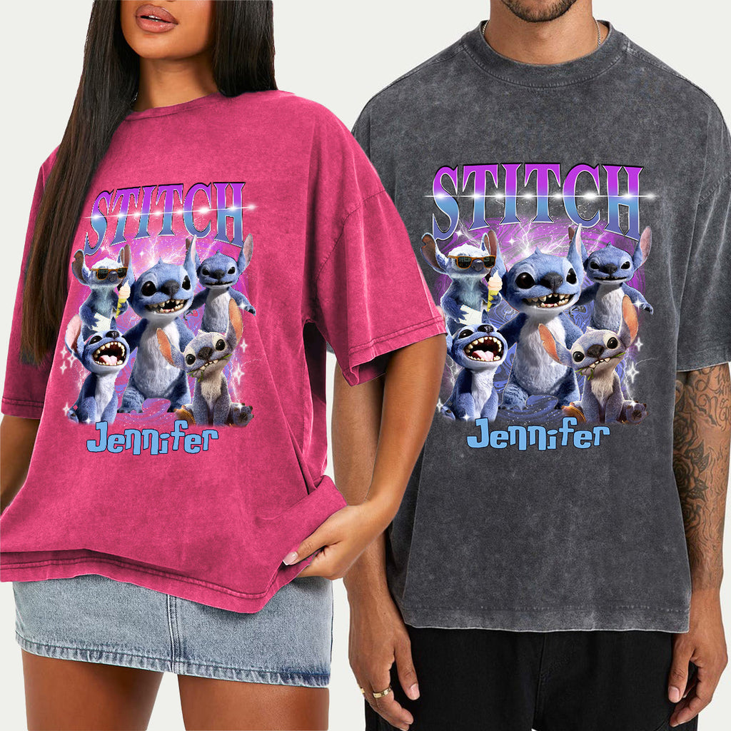 Personalized Ohana Wash T-Shirt Custom Name Gift for Family Wash T-shirt GradoCreations