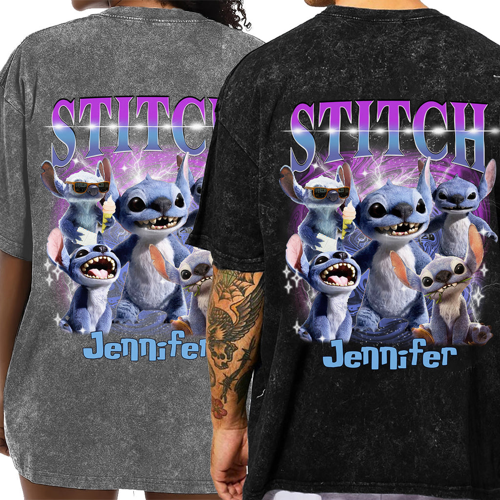 Personalized Ohana Wash T-Shirt Custom Name Gift for Family Wash T-shirt GradoCreations