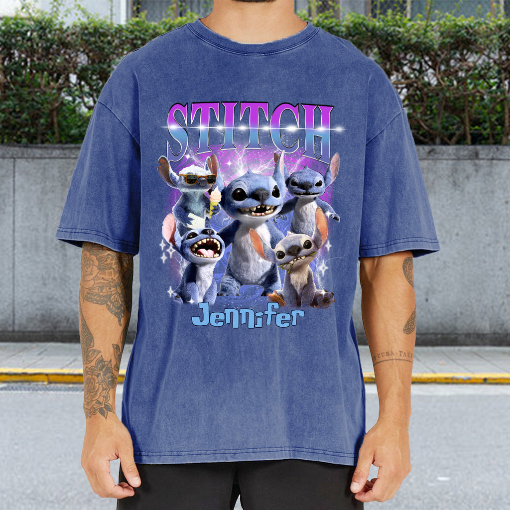 Personalized Ohana Wash T-Shirt Custom Name Gift for Family Wash T-shirt GradoCreations