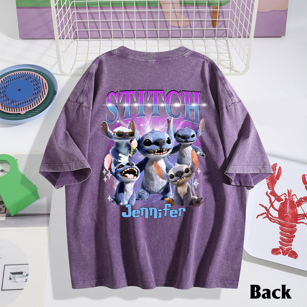 Personalized Ohana Wash T-Shirt Custom Name Gift for Family Wash T-shirt GradoCreations