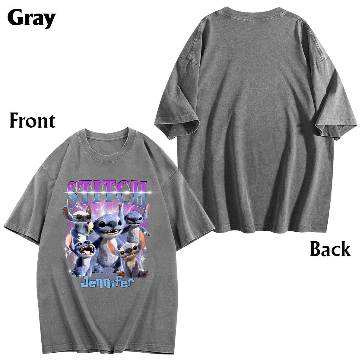 Personalized Ohana Wash T-Shirt Custom Name Gift for Family Wash T-shirt GradoCreations