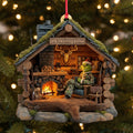 Personalized Hunting Cabin Ornament Perfect Gift for Hunters Ornament GradoCreations