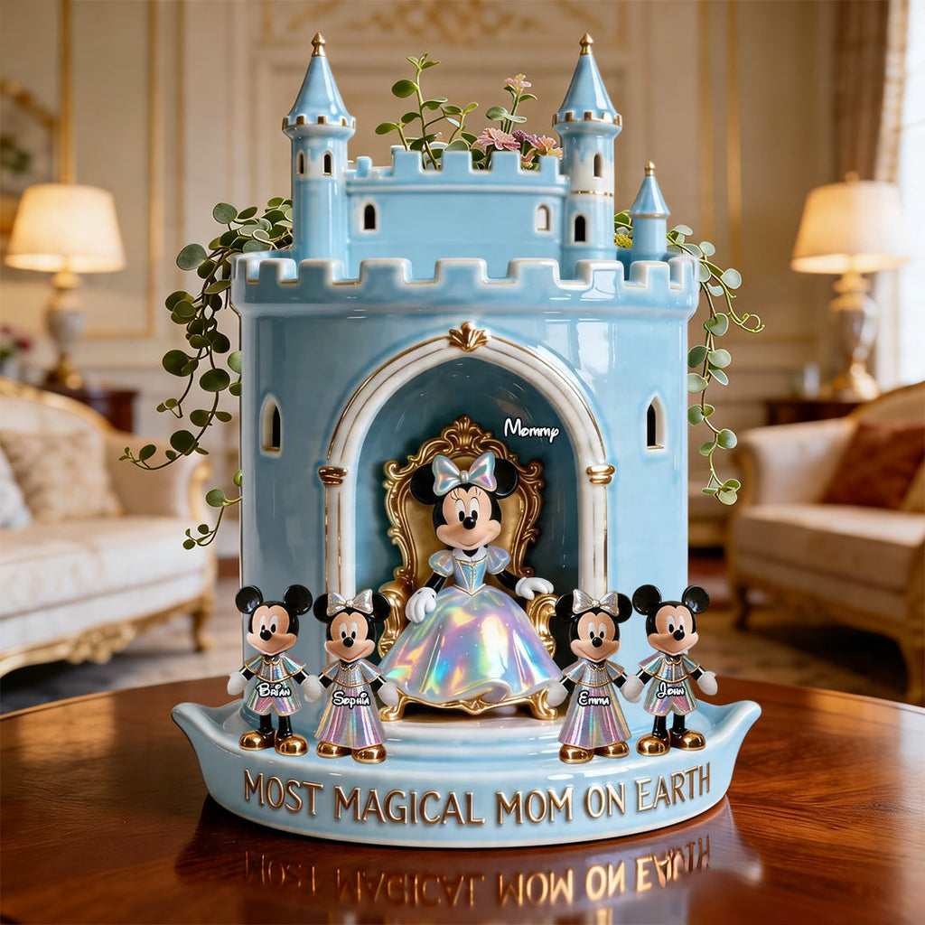 Personalized Acrylic Pot for Mom with Disney Magic Design Acrylic Pot GradoCreations