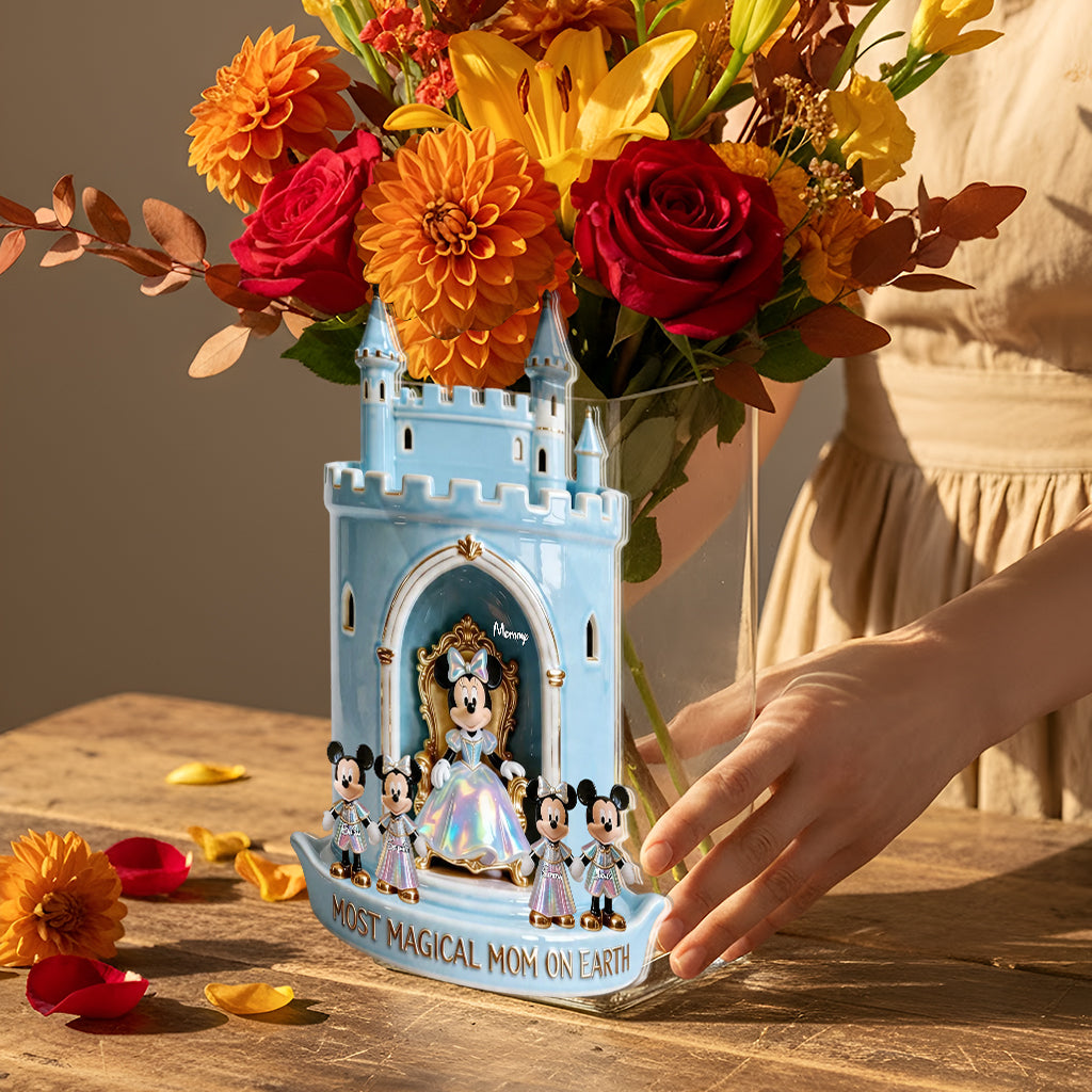 Personalized Acrylic Pot for Mom with Disney Magic Design Acrylic Pot GradoCreations