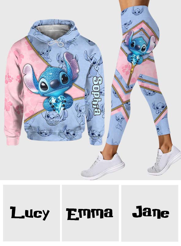 Personalized Ohana Hoodie & Leggings Set for Family Gifts Hoodie & Leggings GradoCreations