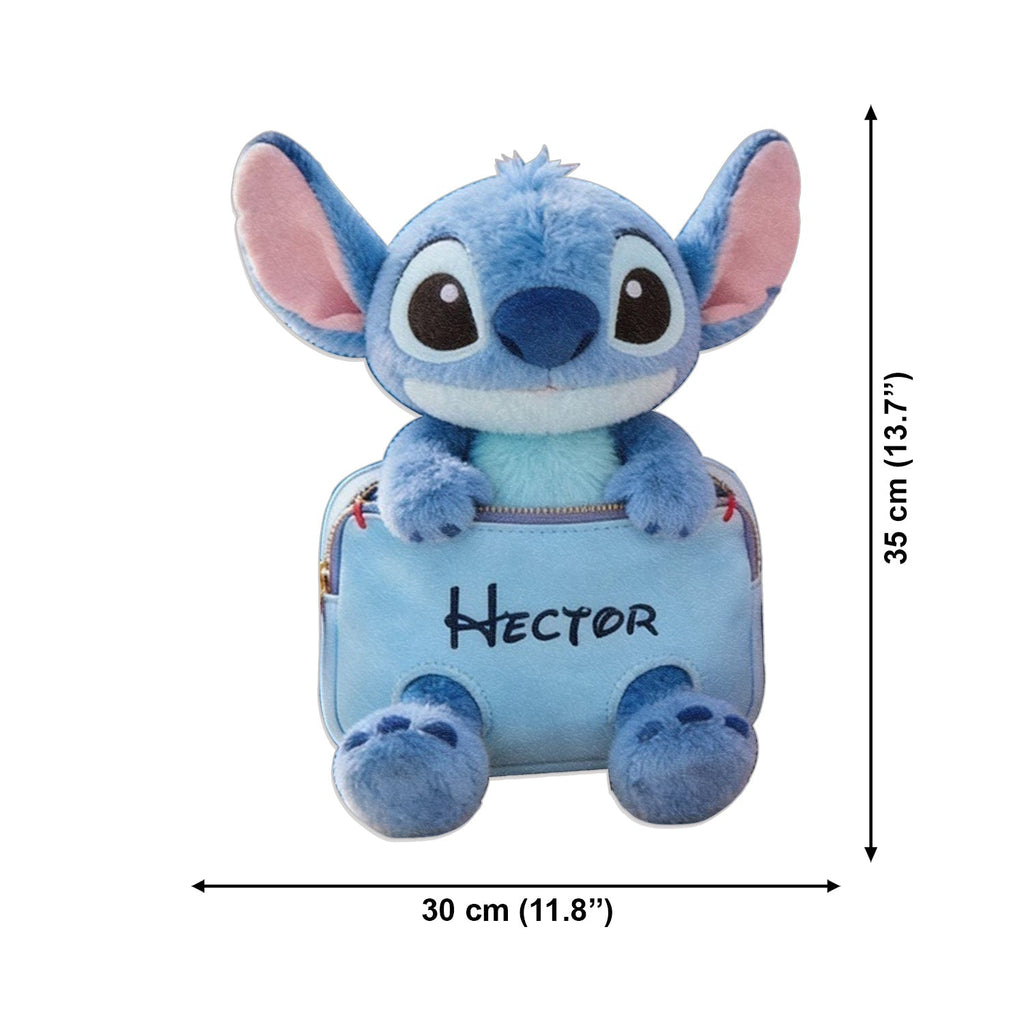 Personalized Ohana Changeable Leather Patch Backpack for Kids Changeable Leather Patch Backpack GradoCreations