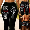 Personalized Skeleton Leggings Custom Name Gift for Her Leggings GradoCreations