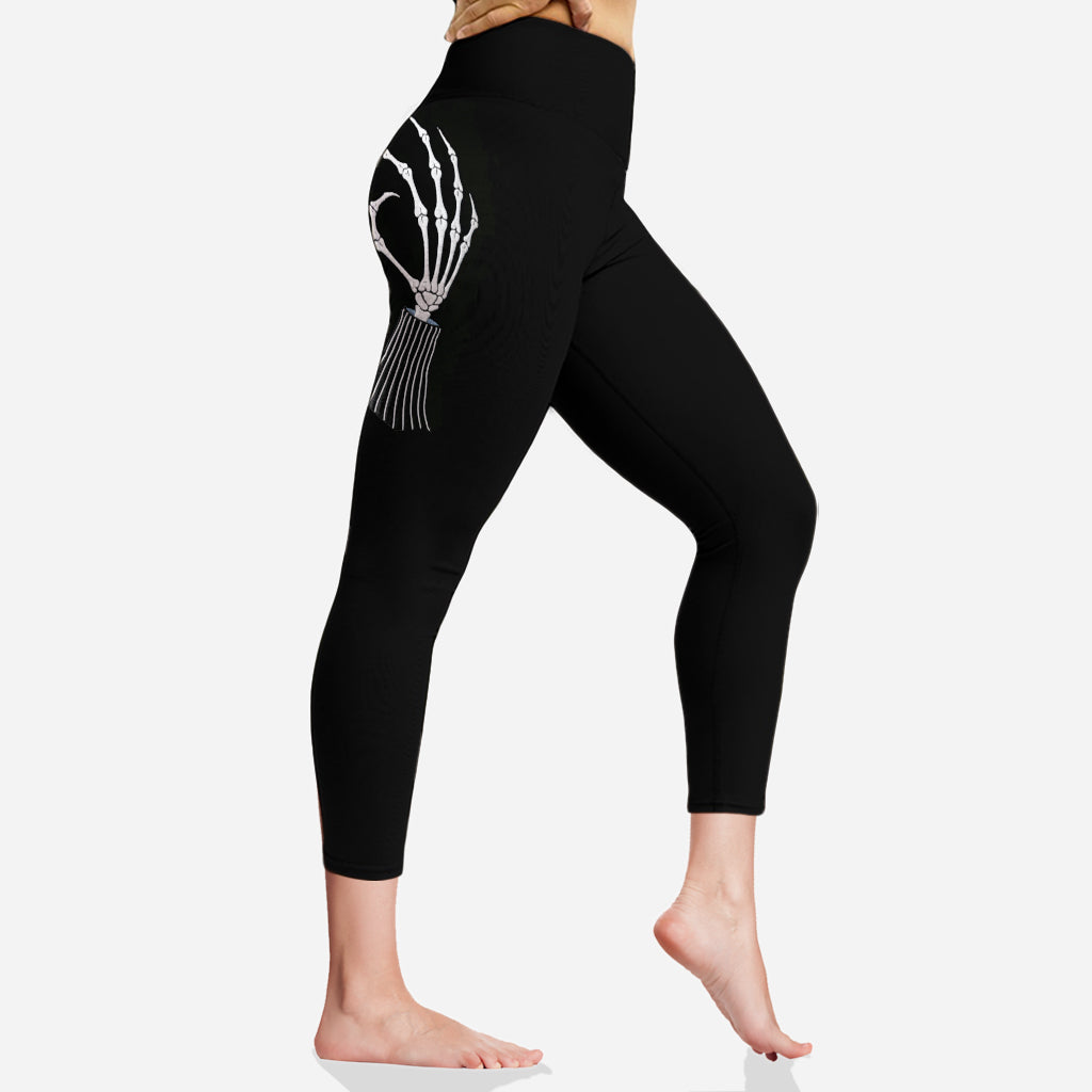 Personalized Skeleton Leggings Custom Name Gift for Her Leggings GradoCreations