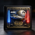 Personalized Star Wars 50th Anniversary Leather Wallet Gift Leather Wallet 2 GradoCreations