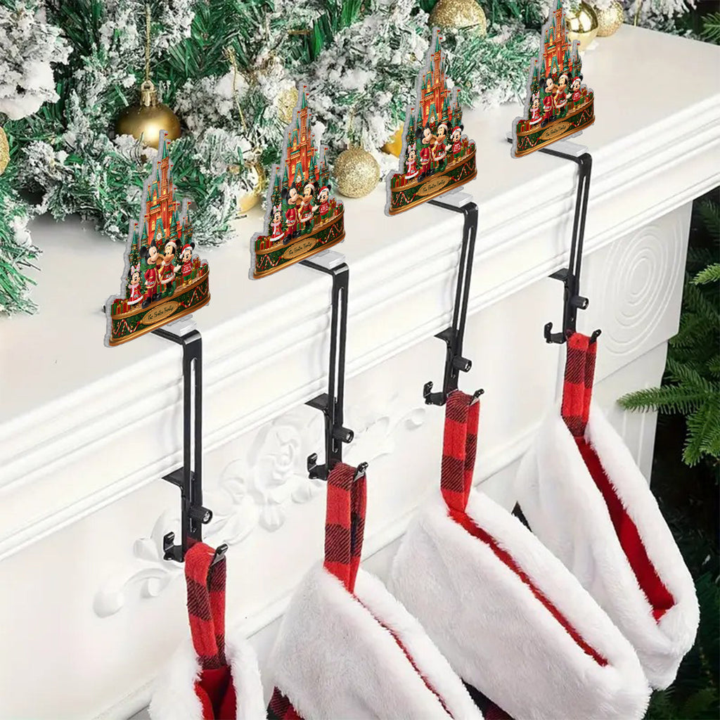 Personalized Mouse-Shaped Christmas Stocking Hanger Gift Shaped Stocking Hanger GradoCreations