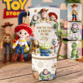 Personalized Toy Story Tumbler with Plush Charm Gift for Kids Tumbler With Plush Charm GradoCreations