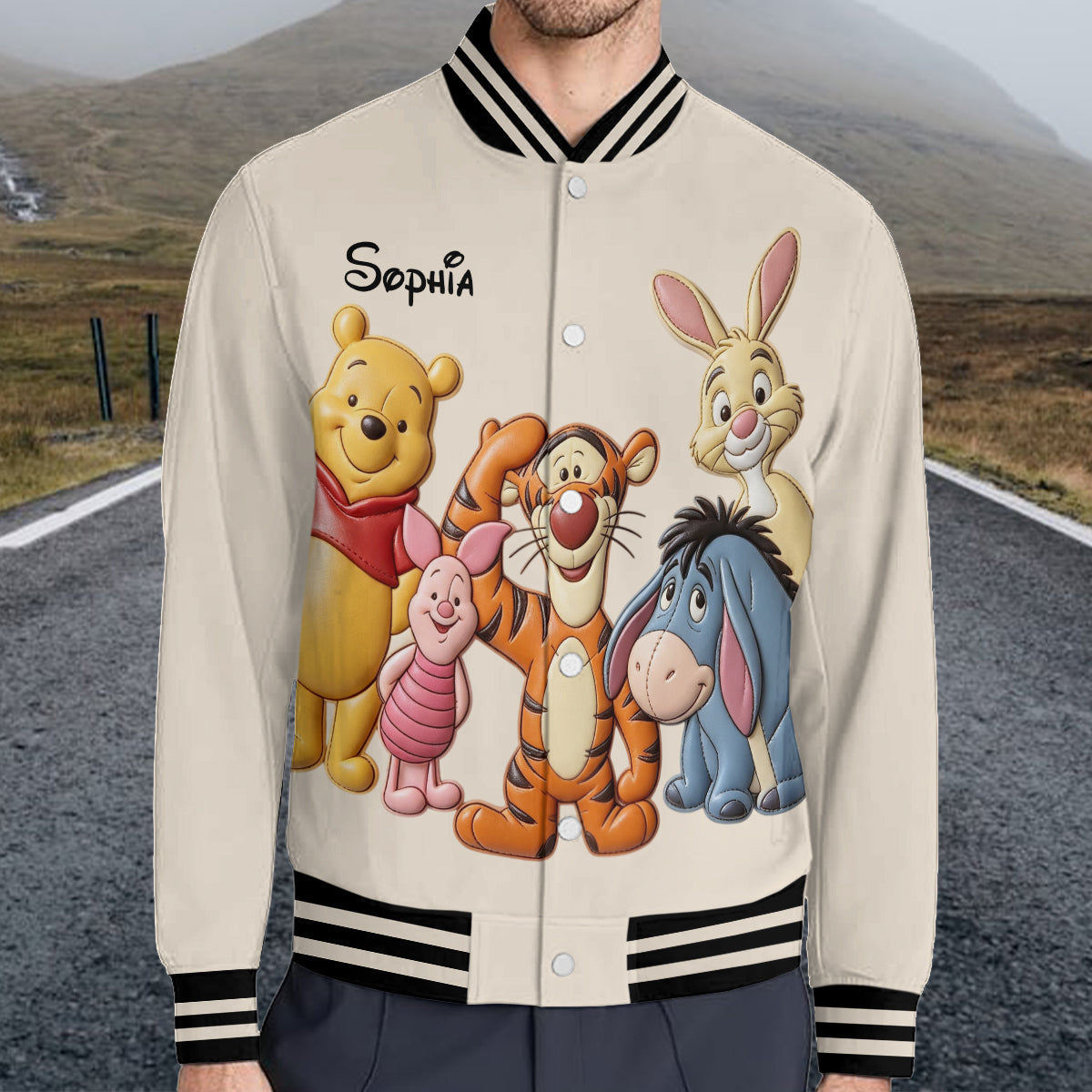 Personalized Varsity Jacket with Animated Characters for Kids Varsity Jacket GradoCreations