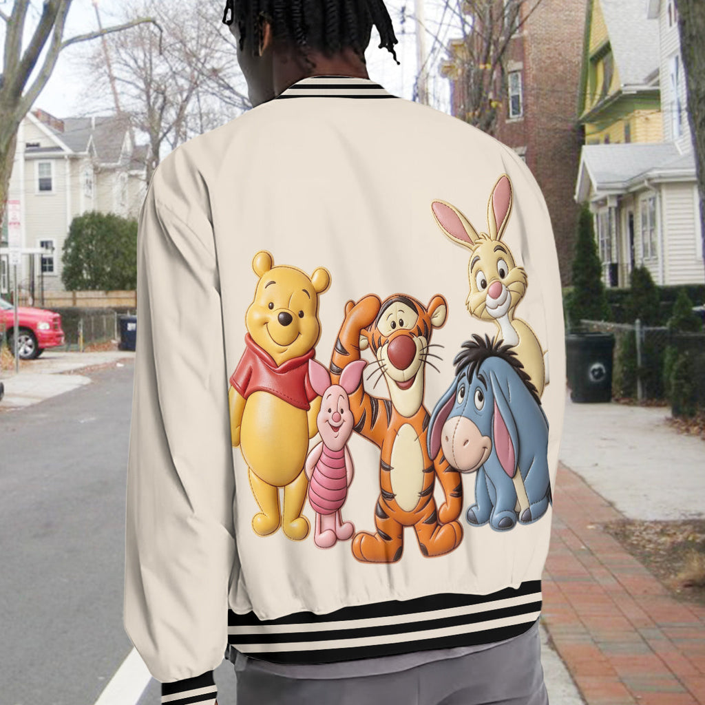 Personalized Varsity Jacket with Animated Characters for Kids Varsity Jacket GradoCreations