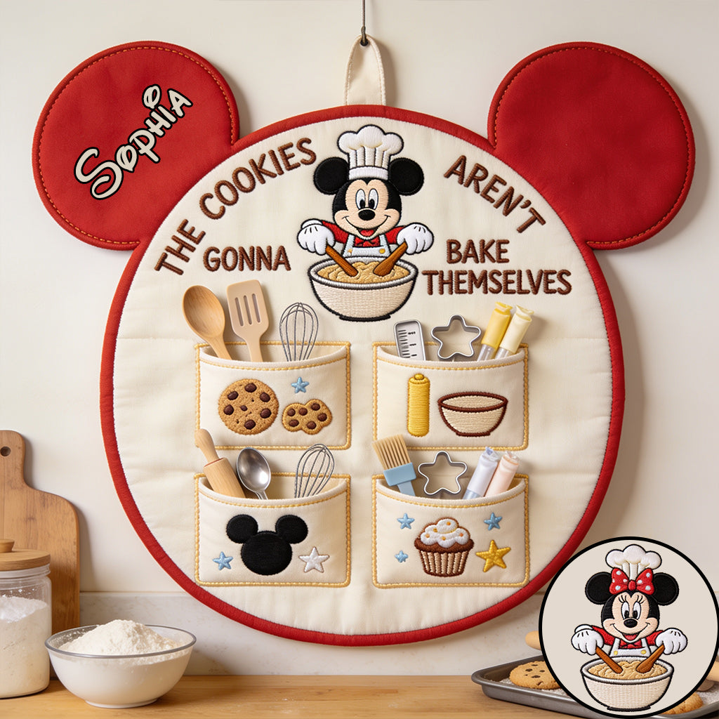 Personalized Mickey Mouse Hanging Organizer with 4 Pockets Hanging Organizer GradoCreations