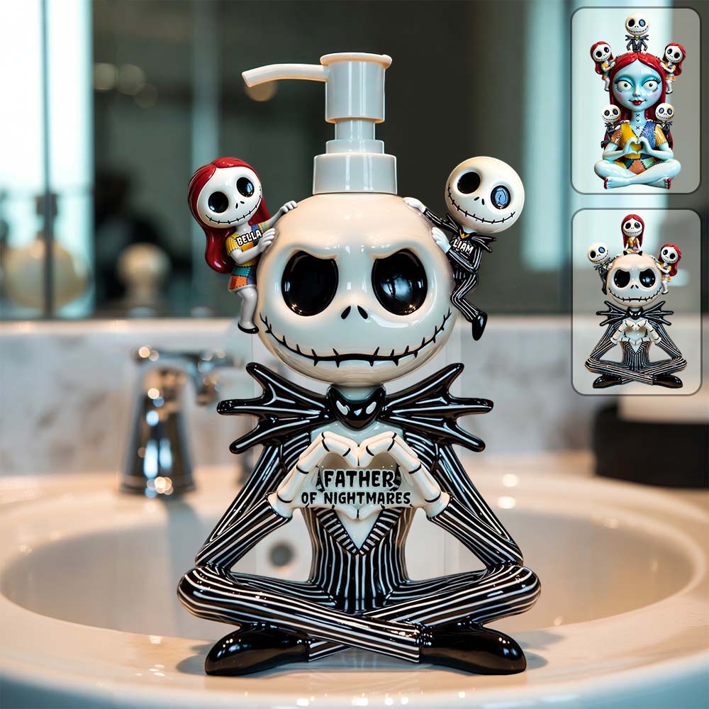 Personalized Nightmare Soap Dispenser Unique Gift for Him/Her Pump Dispenser GradoCreations