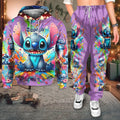 Personalized Colorful Ohana Hoodie & Sweatpants Set for Kids Hoodie & Sweatpants GradoCreations
