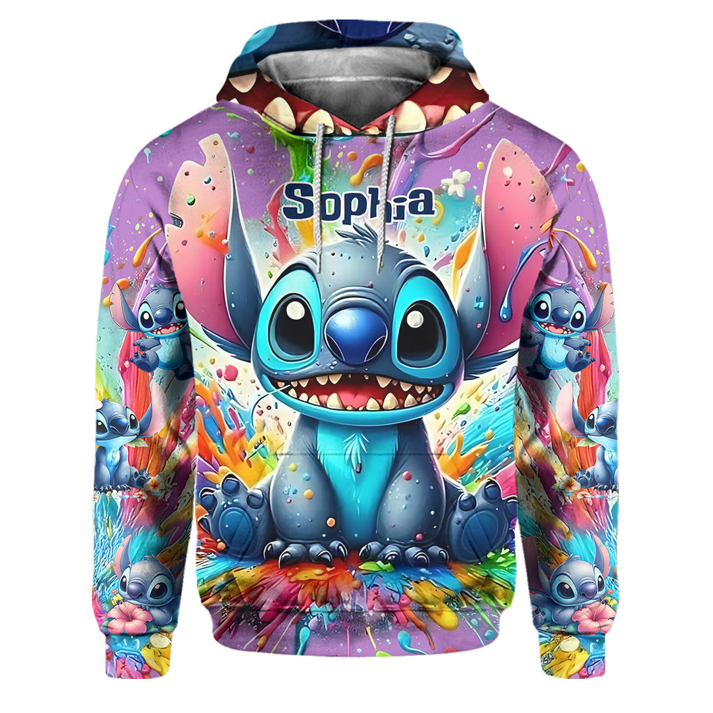 Personalized Colorful Ohana Hoodie & Sweatpants Set for Kids Hoodie & Sweatpants GradoCreations