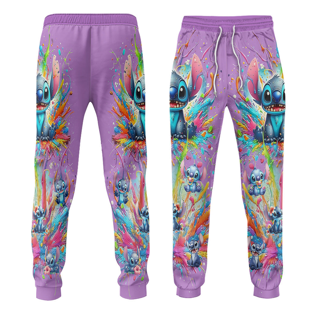 Personalized Colorful Ohana Hoodie & Sweatpants Set for Kids Hoodie & Sweatpants GradoCreations