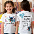 Personalized Autism Awareness All Over Shirt Custom Design for Kids All Over Shirt GradoCreations