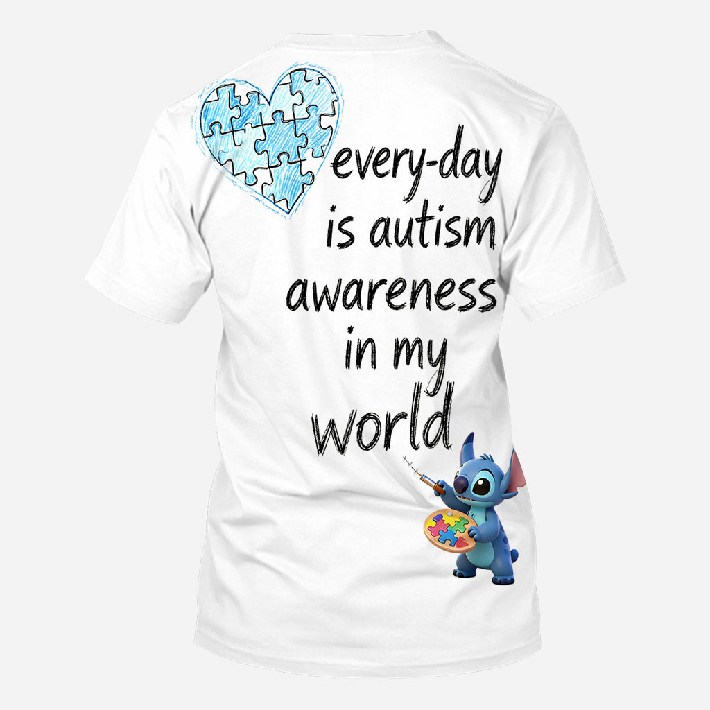 Personalized Autism Awareness All Over Shirt Custom Design for Kids All Over Shirt GradoCreations