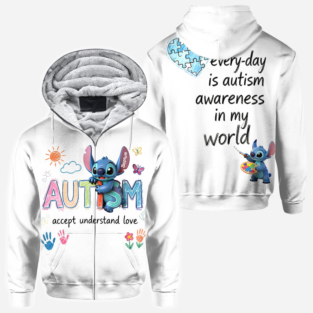 Personalized Autism Awareness All Over Shirt Custom Design for Kids All Over Shirt GradoCreations