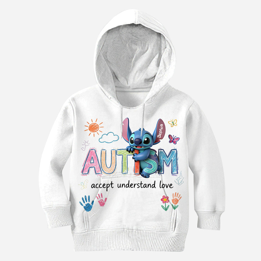 Personalized Autism Awareness All Over Shirt Custom Design for Kids All Over Shirt GradoCreations