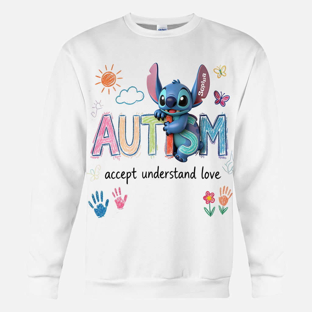 Personalized Autism Awareness All Over Shirt Custom Design for Kids All Over Shirt GradoCreations