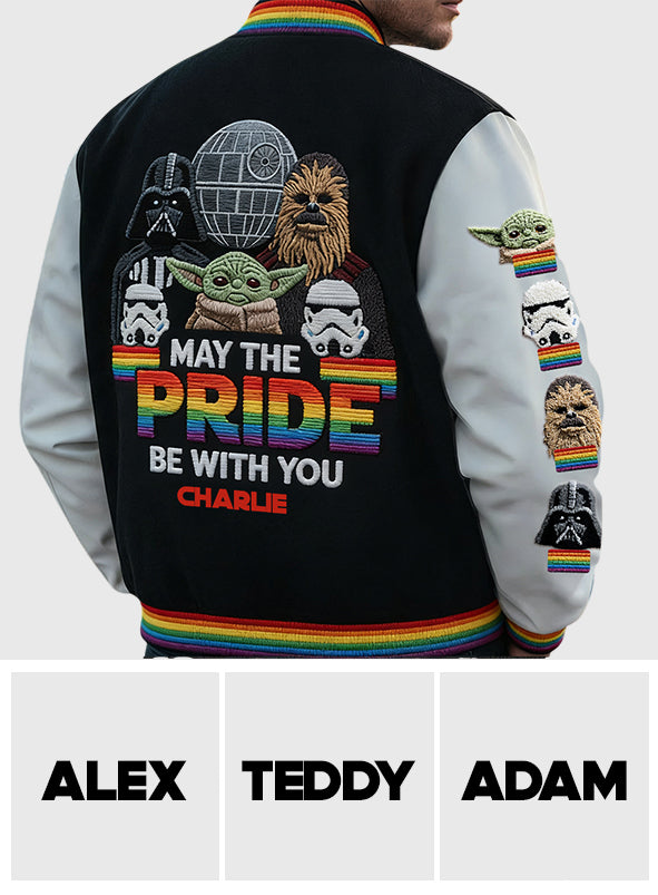 Personalized LGBT Support Varsity Jacket Custom Name Gift Varsity Jacket GradoCreations