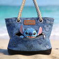 Personalized Ohana Beach Bag Custom Name Canvas Tote Gift Beach Bag GradoCreations