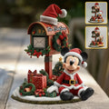 Personalized Christmas Acrylic Plaque Custom Mouse Design Holiday Gift Custom Shaped Acrylic Plaque GradoCreations