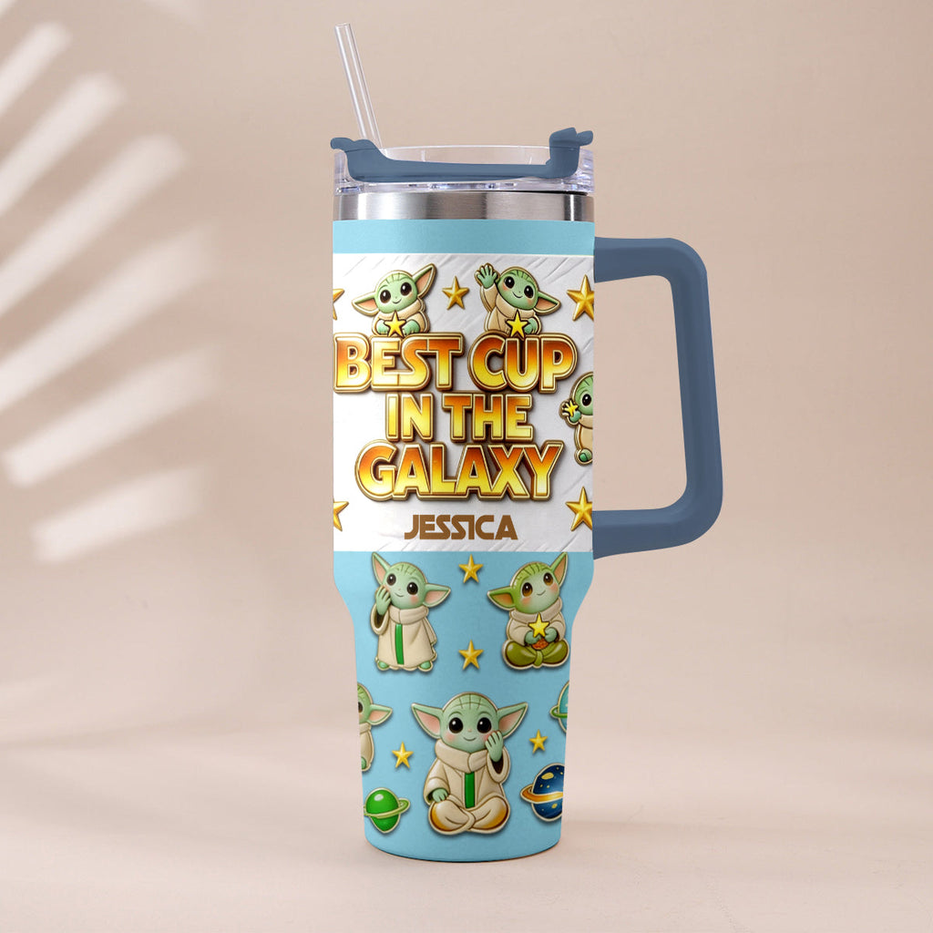 Personalized Tumbler with Plush Charm for Star Wars Fans Tumbler With Plush Charm GradoCreations
