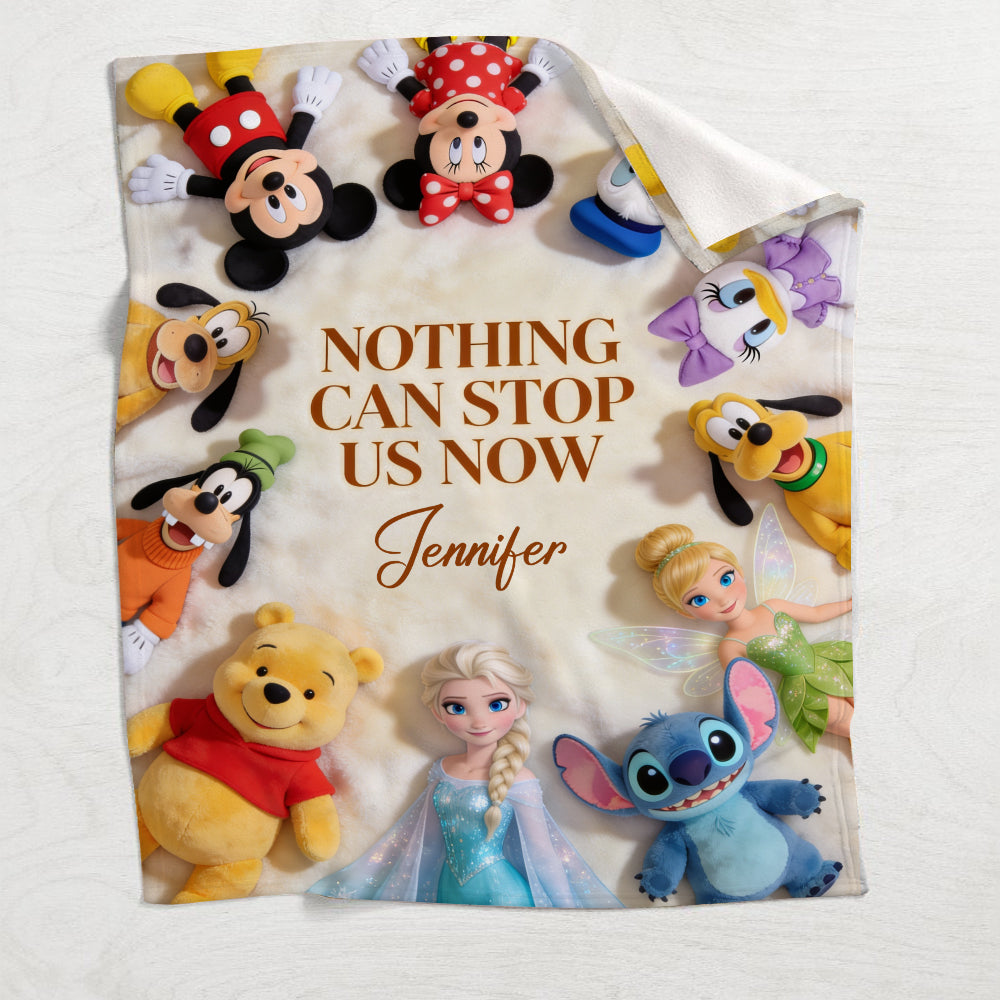 Personalized Mouse Blanket with Name for Kids | Cozy Gift Blanket GradoCreations
