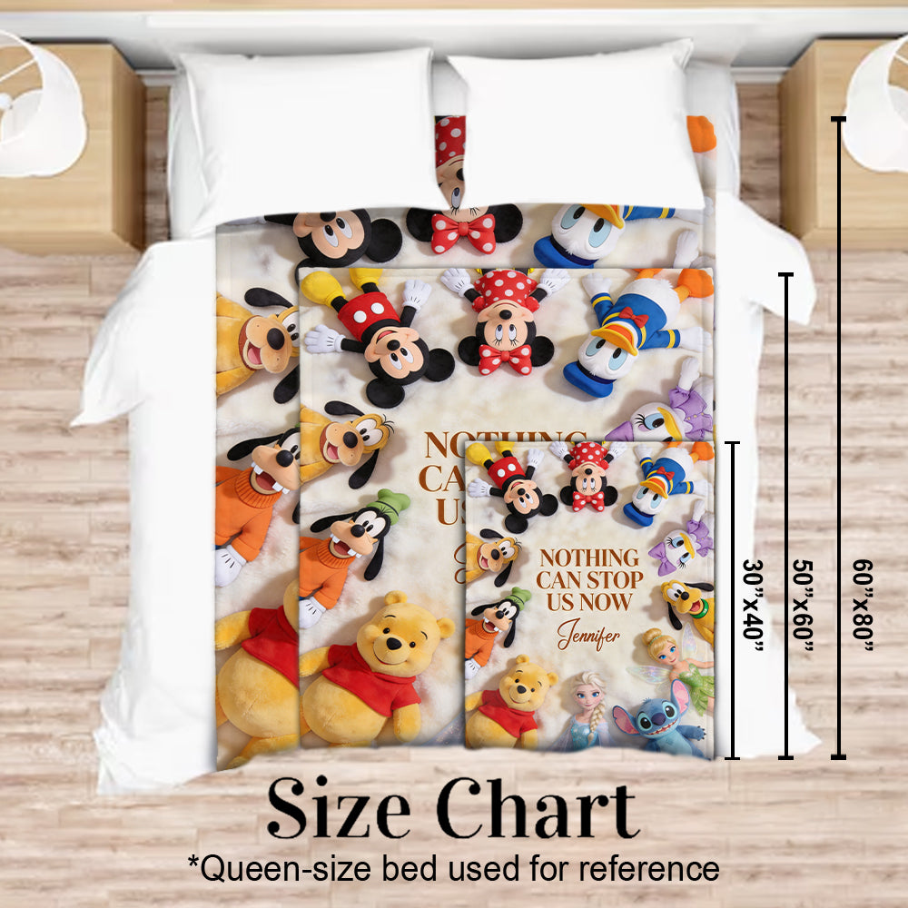 Personalized Mouse Blanket with Name for Kids | Cozy Gift Blanket GradoCreations