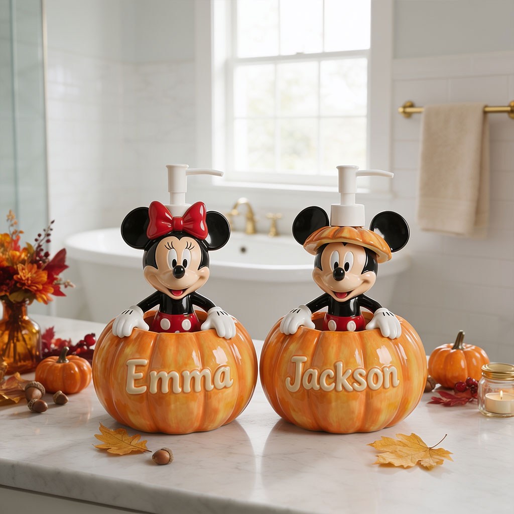 Personalized Disney Pump Dispenser with Custom Names for Kids Pump Dispenser GradoCreations