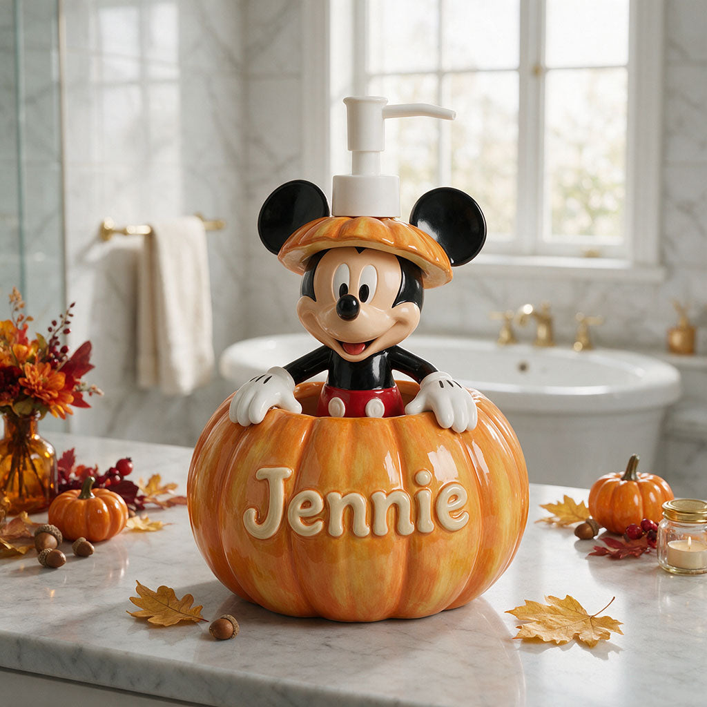 Personalized Disney Pump Dispenser with Custom Names for Kids Pump Dispenser GradoCreations