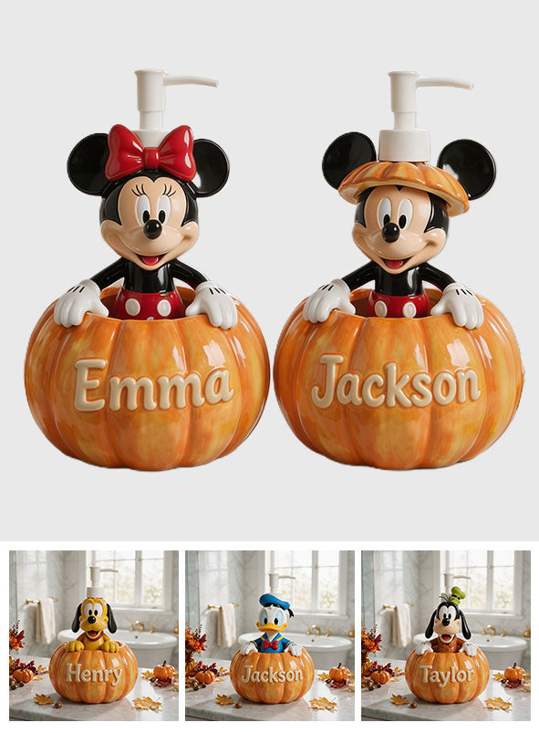 Personalized Disney Pump Dispenser with Custom Names for Kids Pump Dispenser GradoCreations