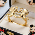 Personalized Mommy Mouse Heart Adjustable Ring Gift Idea Adjustable Shaped Ring GradoCreations