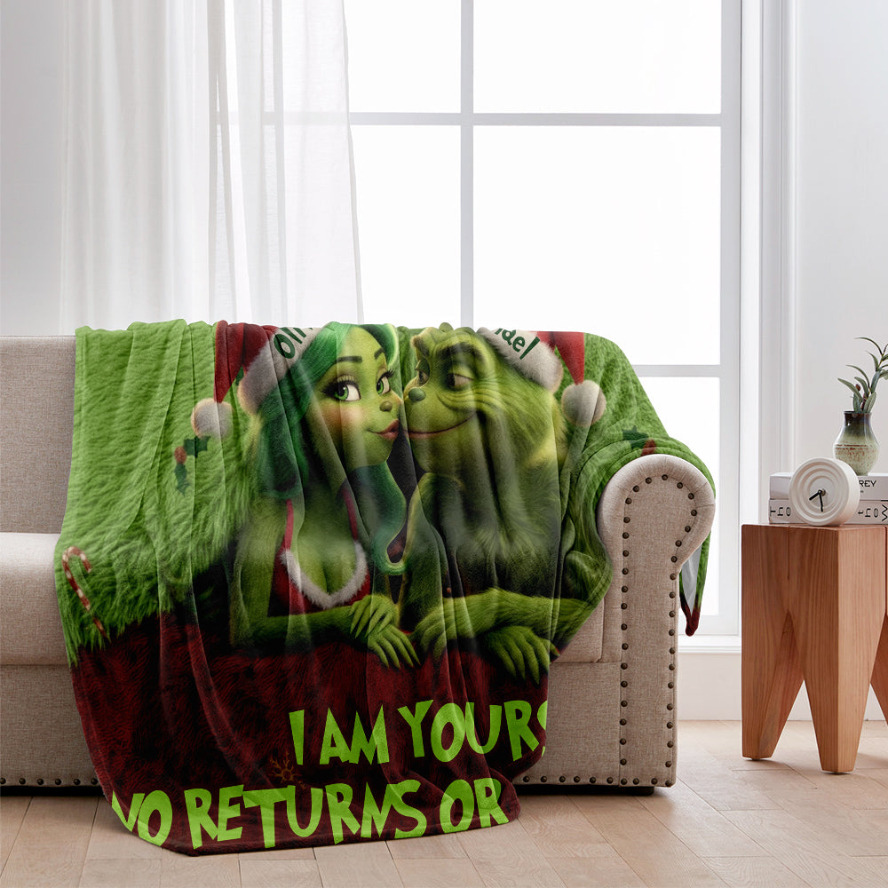 Personalized Christmas Blanket with Custom Names for Couples Blanket GradoCreations