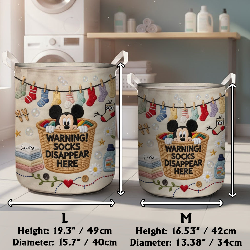 Personalized Laundry Basket Custom Printed Storage Bag for Kids Laundry Basket GradoCreations