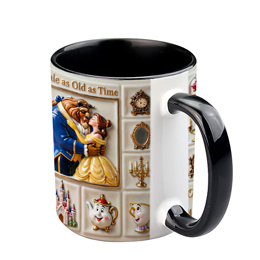 Personalized Beauty and the Beast Accent Mug Unique Gift Accent Mug GradoCreations