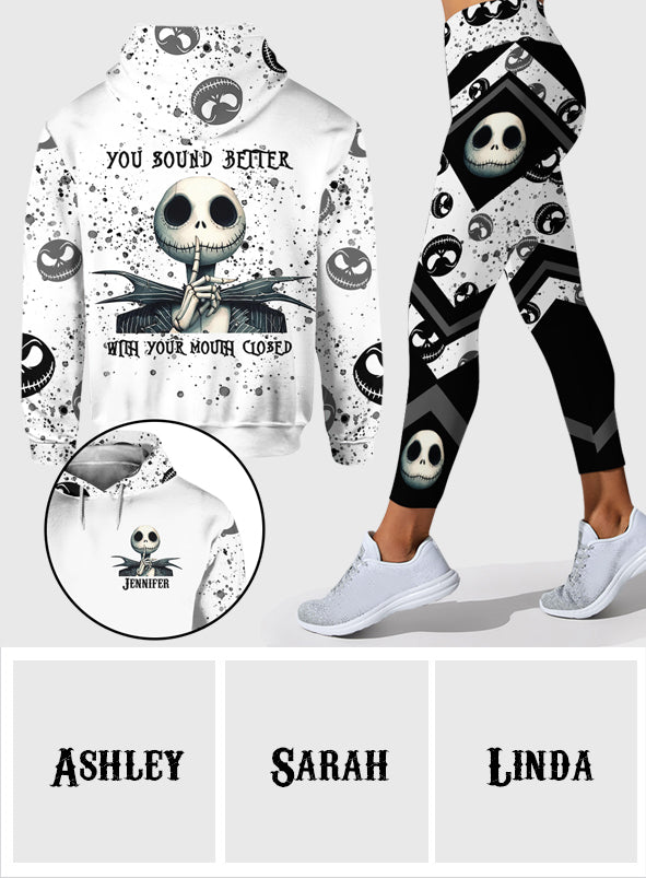 Personalized Nightmare Hoodie and Leggings Set for Unique Gift Hoodie & Leggings GradoCreations