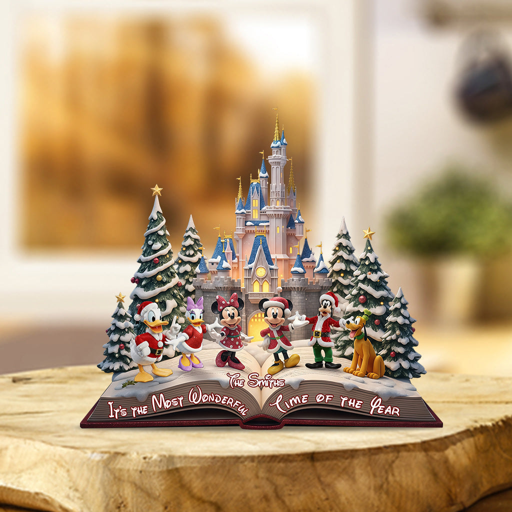 Personalized Acrylic Plaque Custom Shaped Holiday Gift for Family Custom Shaped Acrylic Plaque GradoCreations