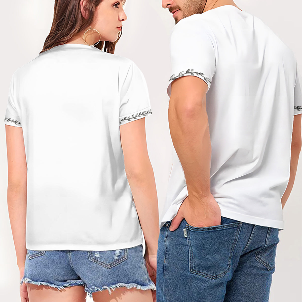 Personalized Fully Printed V-Neck T-Shirt Unique Gift Idea Fully Printed V-Neck T-Shirt GradoCreations
