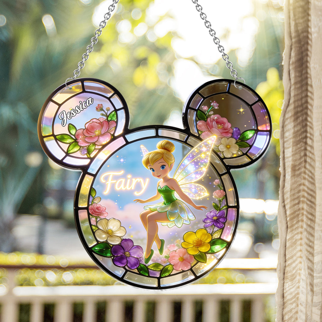 Personalized Fairy Acrylic Suncatcher Window Ornament Gift Window Hanging Suncatcher Ornament GradoCreations