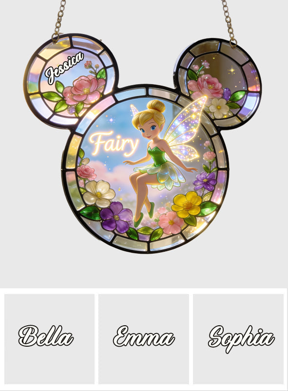 Personalized Fairy Acrylic Suncatcher Window Ornament Gift Window Hanging Suncatcher Ornament GradoCreations