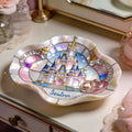 Personalized Acrylic Catch-All Tray with Magical Castle Design Catch-All Tray GradoCreations