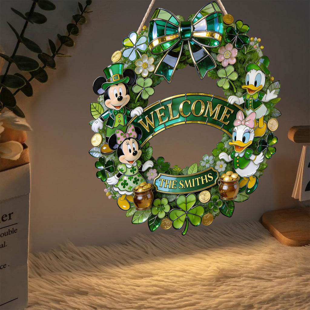 Personalized LED Acrylic Mouse Light Sign for Holiday Decor LED Light Acrylic Sign GradoCreations