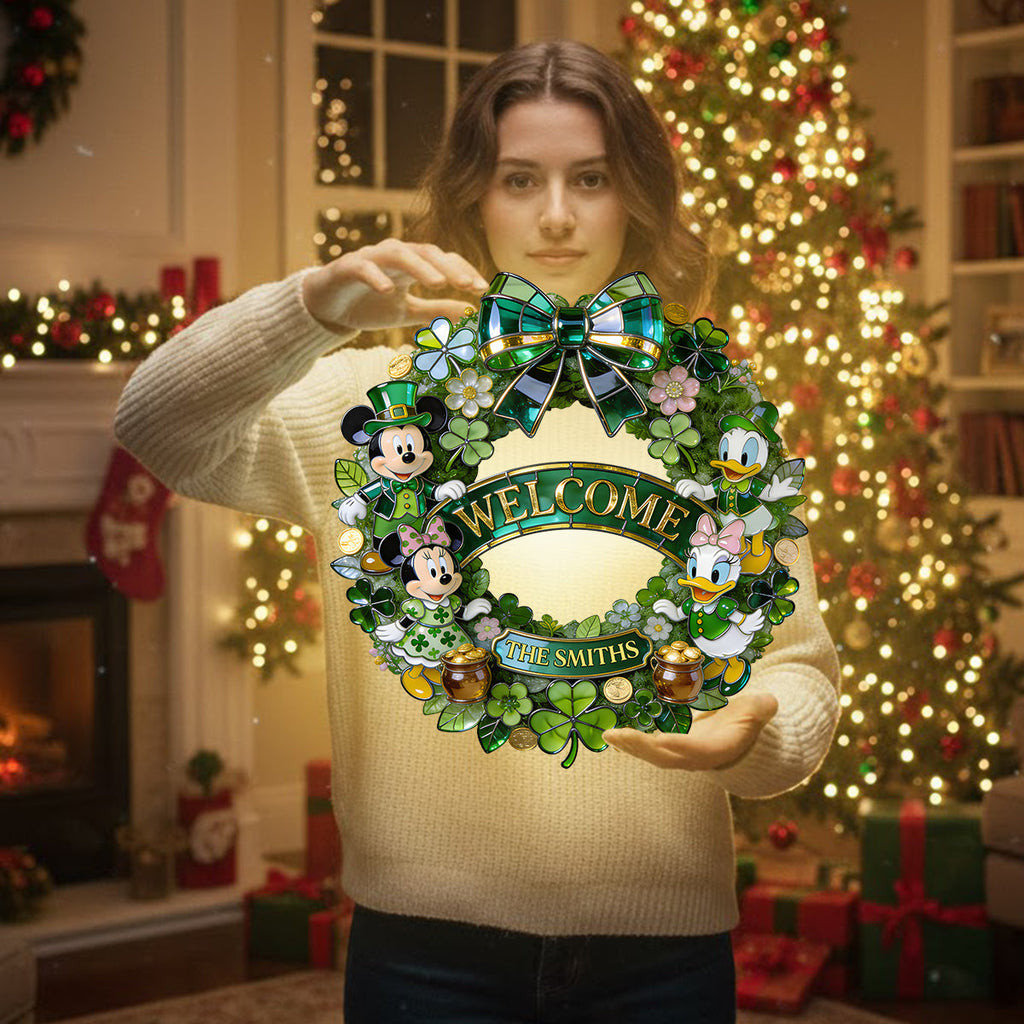 Personalized LED Acrylic Mouse Light Sign for Holiday Decor LED Light Acrylic Sign GradoCreations