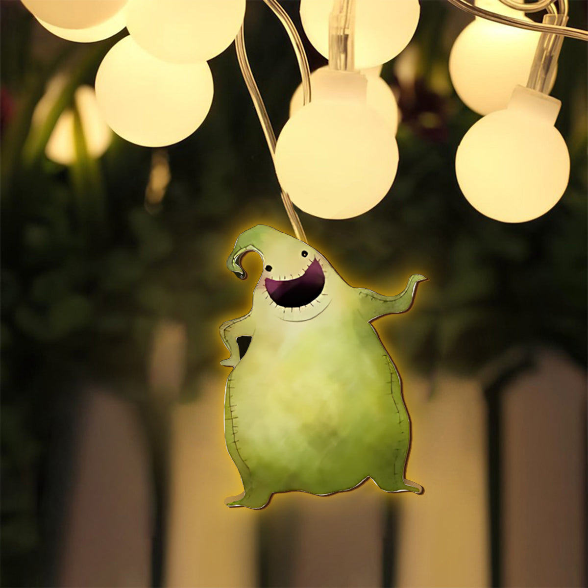 Personalized Nightmare Before Christmas String Lights Custom Design for Holiday Decor String Lights GradoCreations