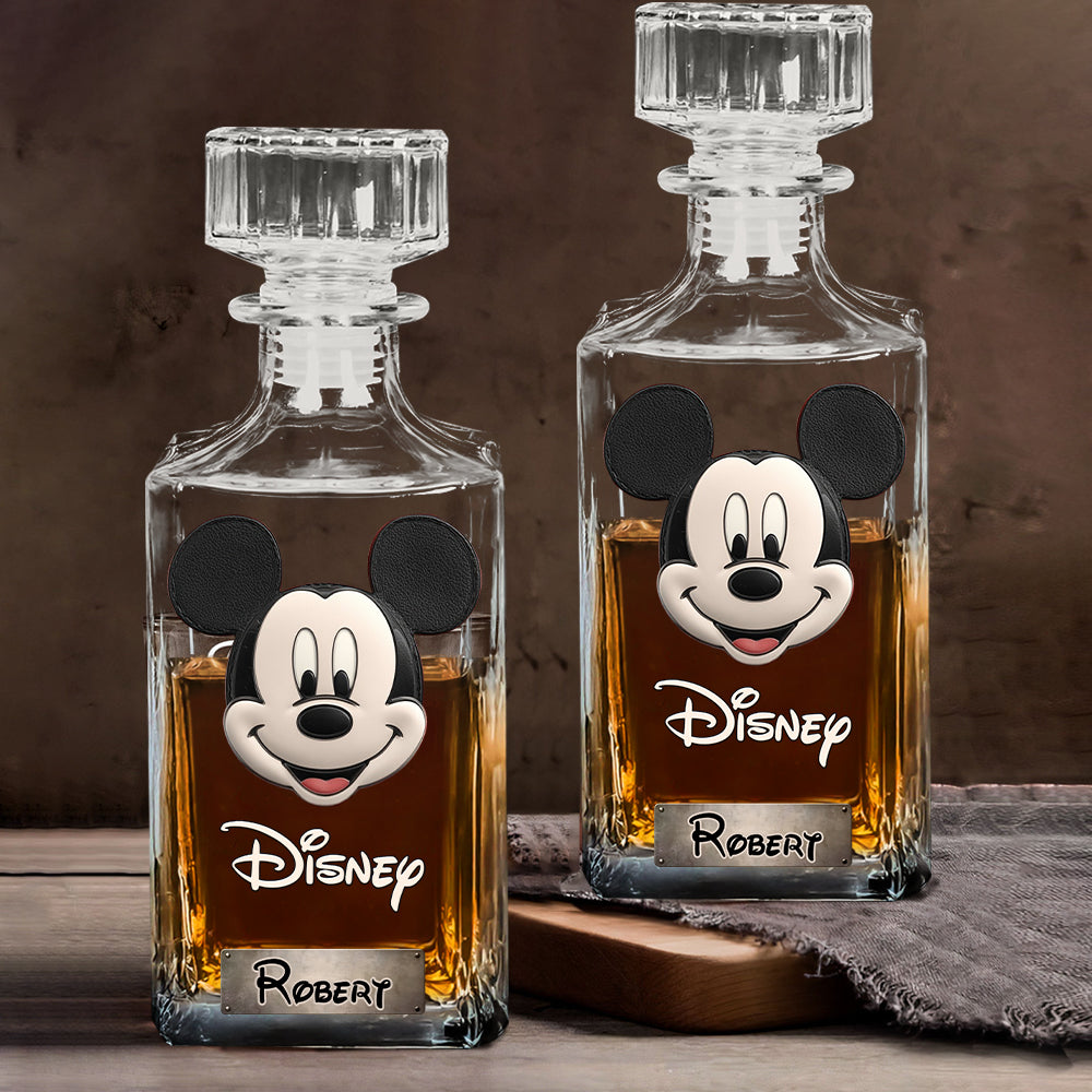 Personalized Whiskey Decanter Set Custom Name Gift for Him Whiskey Decanter Set GradoCreations